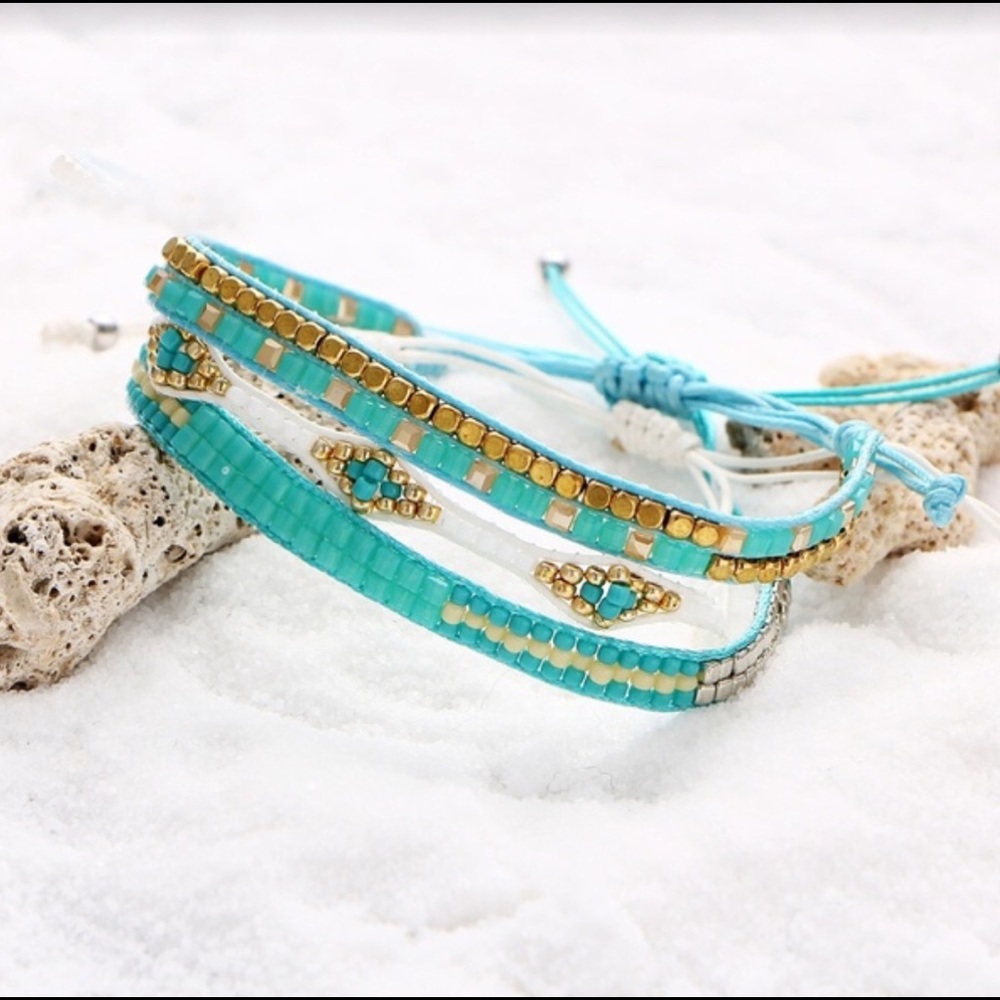 3 pc bohemian bundle bracelets ⭐️☘️ - Picture 6 of 8